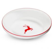 Gmundner Ceramics Cuenco con aro de ciervo rubí (ø 32cm)