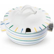 Buntgeflammt, Suppentopf (2L) - Gmundner Keramik