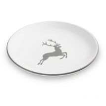 Grauer Hirsch, Dessertteller Cup (ø 20cm) - Gmundner Keramik