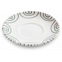 Gmundner Keramik - Graugeflammt, Unterteller Teetasse Maxima (Ø18cm)