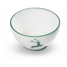 Grüner Hirsch Müslischale groß (ø 14cm) - Gmundner Keramik