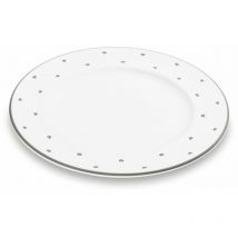 Herzerl Grau, Dessertteller Gourmet (ø 22cm) - Gmundner Keramik