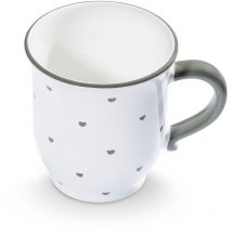 Gmundner Keramik - Herzerl Gris, chocolate a la taza 0,3 litros