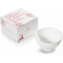 Gmundner Keramik Weißgeflammt, Müslischale groß (Ø 14cm)