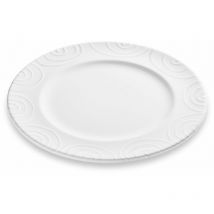 Gmundner Keramik - Weißgeflammt Speiseteller Gourmet (ø 27cm)