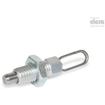 Elesa - gn 717 Indexing plungers with or without rest in retracted position steel