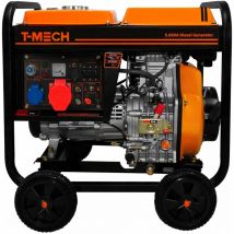 Générateur Diesel 5Kva à Cadre Ouvert 10CV Triphasé 230/400V - Démarrage Facile - 5000W - Autonomie 15h - Groupe électrogène, Panne d'électricité,