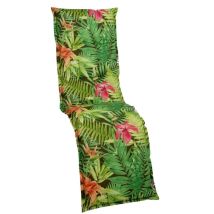 Go-de - Liegenauflage 170 X 50 X 8 Cm Dschungel Auflage Polster Kissen Liegestuhl