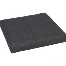 Lounge-Ersatzkissen 60 x 55-60 x 12 cm anthrazit Sitzkissen Sitzauflage - Go-de