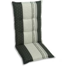 Mittellehner-Auflage 110x50x7 cm grau Sitzkissen Sitzpolster Sitzauflage - Go-de