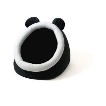 Dogogo - go gift Katzenbox mit Ohren – schwarz und weiß – 40 x 45 x 34 cm