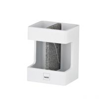 Gobelet brosse dent cube blanc pierre Kela 23693
