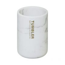 Gobelet Brosse à Dent en Bambou 'Léa' 11cm Blanc