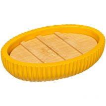 Porte-savon modern color jaune moutarde - 5five