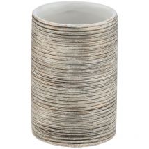 Gobelet design naturel en relief Fedio