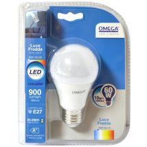 Omega - goccia led A60 - 10W - 900lm - E27 - 6000K