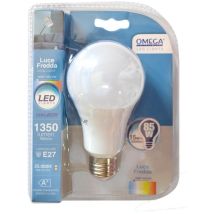 Goccia LED A60 15W E27 6500K – 1520 lumen – Omega
