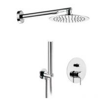 Set doccia a incasso con doccino cromato - Serie x Style
