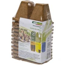 Godet de cultures carré 6 x 12 x 6 cm 24 pcs