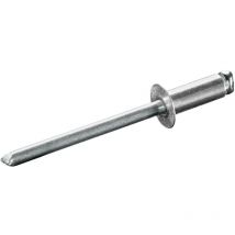 GOEBEL - 1000 x Popnieten Aluminium / Stahl (Ø x L) 4,0 x 10,0 mm - ISO15978 - Senkkopf Nieten - Blindnieten - STANDARD