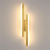 Applique Led Moderna Goeco, 16w, Oro, 3 Temperature Di Colore, 3000k Per Camera Da Letto, Soggiorno, Sala Da Pranzo, Corridoio, Scale [classe 