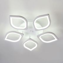 Plafonnier led Moderne, Plafonnier Salon Fleurs, Luminaire Plafonnier Acrylique, Éclairage de Plafond pour Cuisine, Chambre Lumière blanche froide
