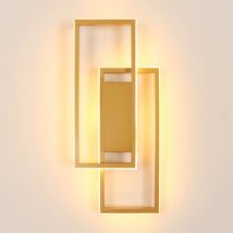 Lustre Doré Moderne, Douille E27 avec Abat-jour en Verre Dépoli Blanc, Lampe Suspendue pour Salon, Restaurant, Chambre à Coucher, 8 + 4 Lumières