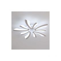 Plafonnier design v, acrylique, noir, 5 têtes, lumière blanche, 50W, 220V - Goeco