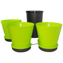 Gogro - Style Kit - Green - 3 x 28.5L pots with 45L reservoir and 3 x valves