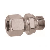 Gerade-Einschraubverschraubung 0703900 rvs 12 mm x ag g 3/8, Baureihe l, zylindrisch, mi Schneidring d - GOK