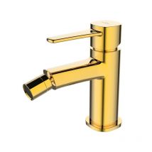 Bathroom Bidet Mixer Tap Gold Single Lever Monobloc