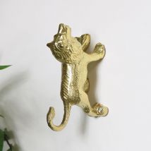 Melody Maison - Gold Lion Wall Hook - Gold