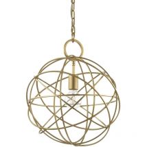 Konse - 1 leichter kugelförmiger Deckenanhänger Gold - Ideal Lux