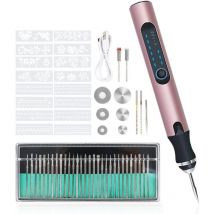 Linghhang - Goldfarbener elektrischer Gravierstift, Gravurwerkzeuge, Mini-Gravierwerkzeug, elektrische Gravurstifte für DIY-Holz, Figuren, Schmuck