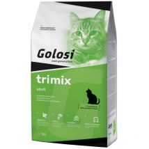 Golosi Cat Tri Mix con Pollo, Manzo e Riso per Gatti da 7,5 kg
