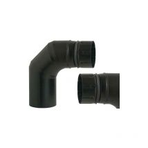 ALA - Gomiti curve a 90 pellet eco per satufe fumisteria riscaldamento canne fuma diametri fumaioli/collari: diametro 8 cm