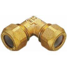 Raccordo curvo doppio in ottone 12 mm – Gomiti ot. doppio bicono 12x1/2 pesanti – 10 pezzi – TIEMME