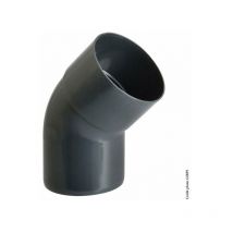 Gomito 45° maschio/femmina per gronda Pz80a pvc Girpi