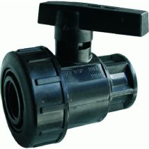 Vanne PVC Monoghro Iera – Raccord femelle 1" 1/4 – Irrigation jardin – Basse pression – Raccord rapide