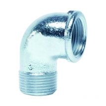 Gomito 90° maschio femmina in ghisa - mf 1