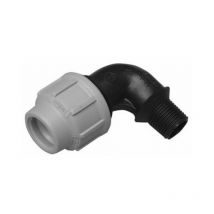 Gomito a 90° c/derivazione maschio dianflex brand per polietilene 1/2 x 20 -f-brico
