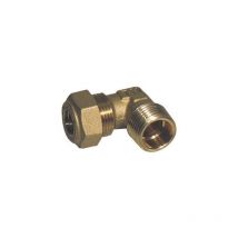 Gomito A 90° O-Ring Gas Maschio Conico Tiemme