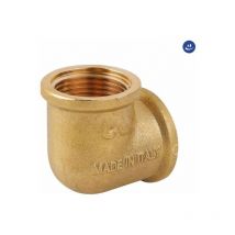 Raccordo curvo intermedio in ottone giallo serie c006 11/4 cavaletto