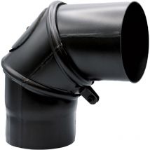 Gomito de acero orientable 150x150x90