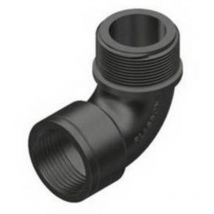 Plass - gomito filettato a 90° maschio-femmina 3/4'
