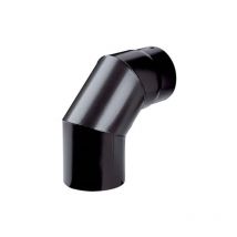 Gomito legna 90° plus nero opaco Save cm 15 Save