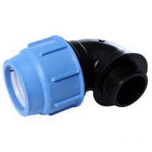 Gomito pressione polipropilene m 1' mm 32