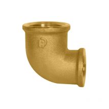 Gomito Ridotto 1' x 3/4' Femmina-Femmina Ottone Giallo