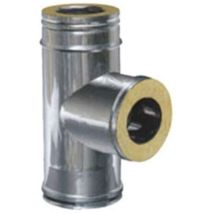 Gomito T Inox 13/18 – Acciaio inox Aisi 316L – Finitura lucida – Doppia parete isolante 25 mm – Maral