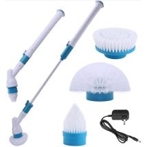 Minkurow - Gommage Turbo Brosse de nettoyage électrique sans fil épurateur de nettoyage à rotation à 360 ° Nouveau